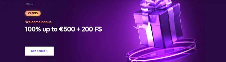 SG Casino – üdvözlő bónusz banner